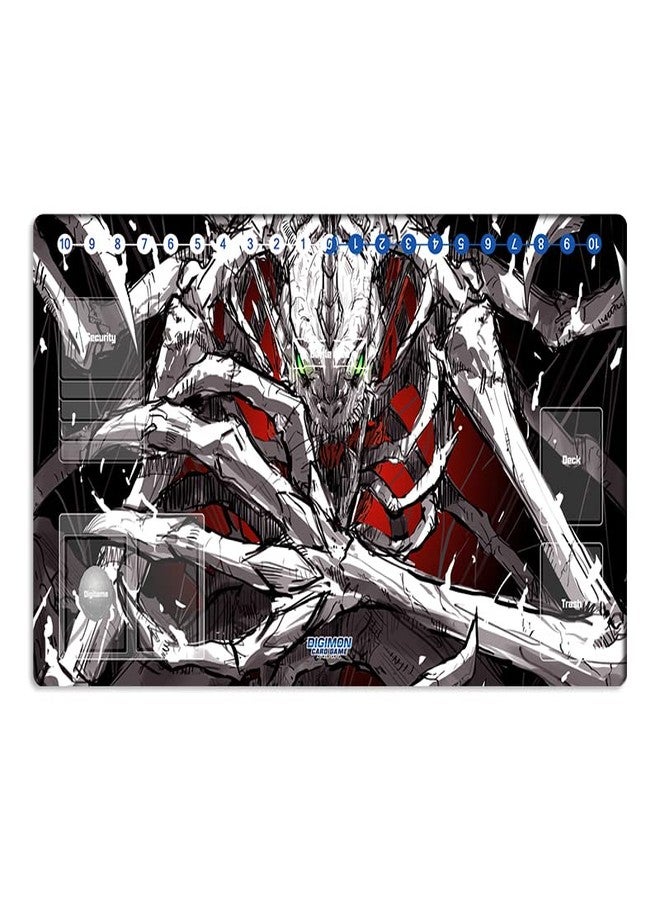 Mlikemat New Mlikemat DTCG Duel Playmat Digimon SkullGreymon Trading Card Game TCG CCG Mat Desk Pad + Free Bag - Image 1